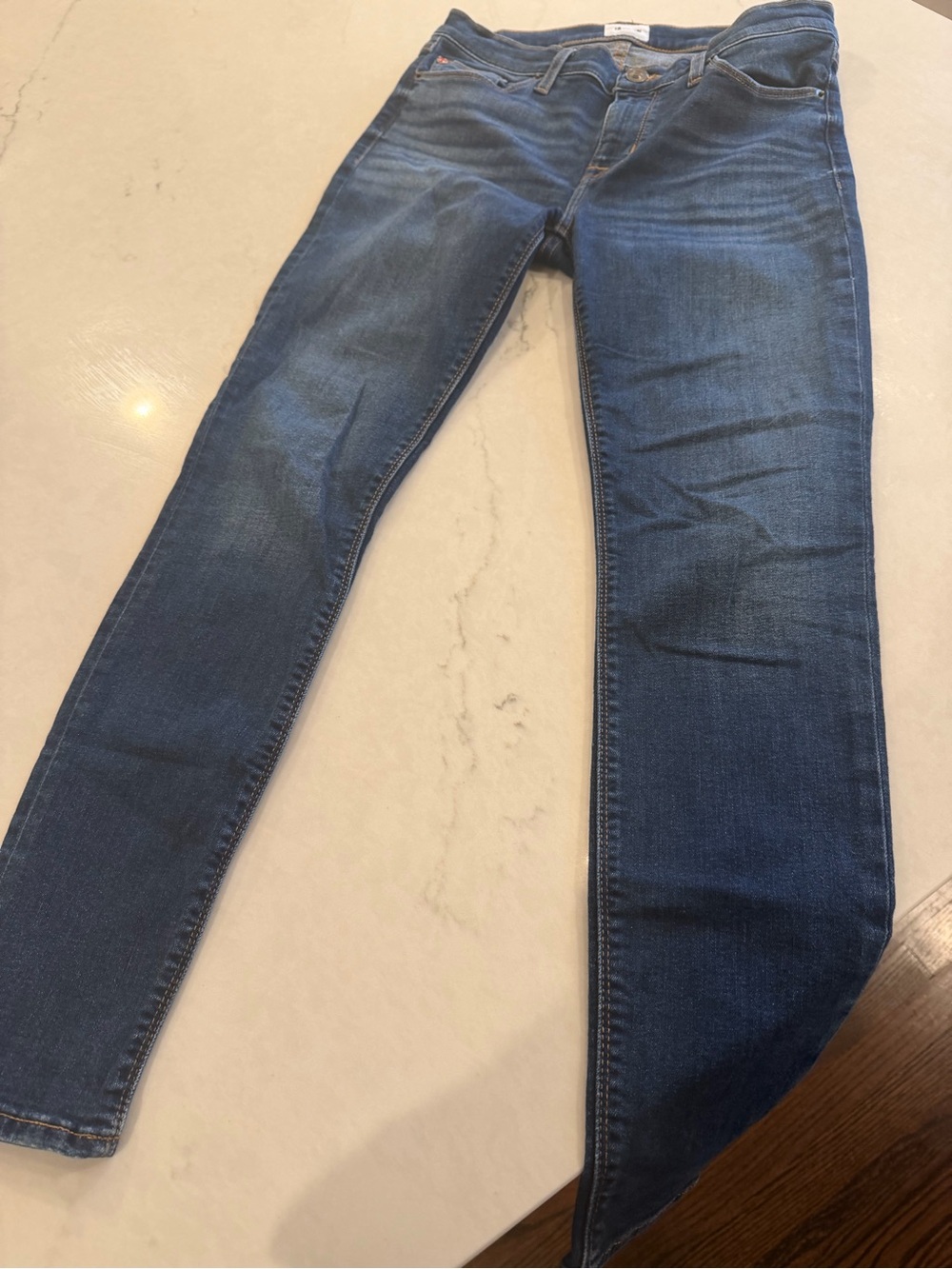 Hudson Jeans Dark Blue Skinny Stretch Denim 27